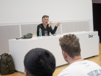 Lukas Bärfuss an der bsa