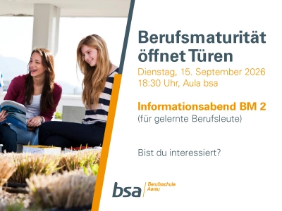 Informationsveranstaltung BM 2