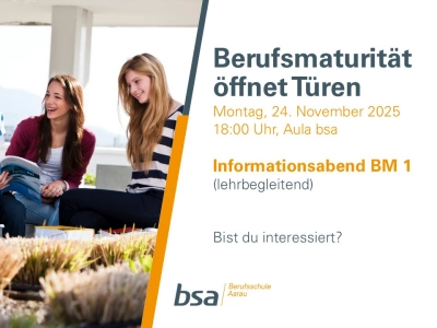 Informationsabend BM 1 (lehrbegleitend)